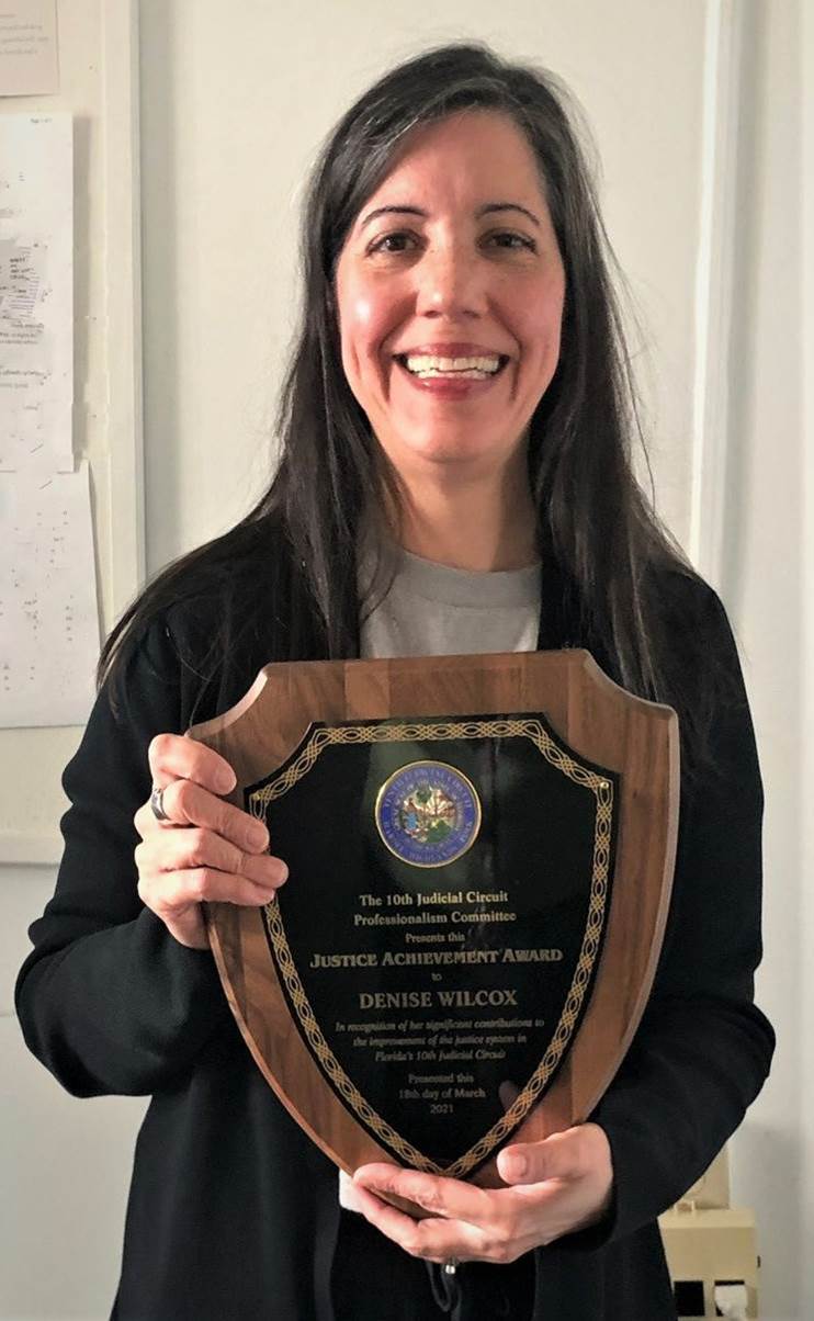 Belated Congratulations to 2021 Justice Award Winner Denise Wilcox