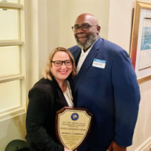 Jessica Cameron awarded Justice Achievement Award at the 2022 Professionalism Dinner